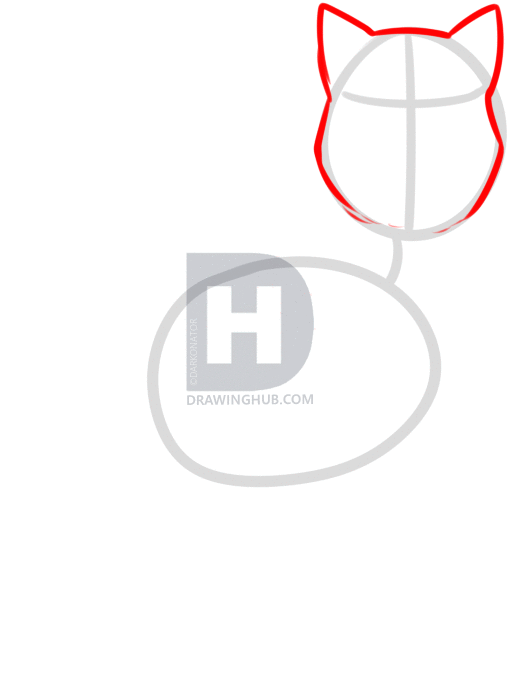 507x675 How To Draw Wolf Kiba, Step