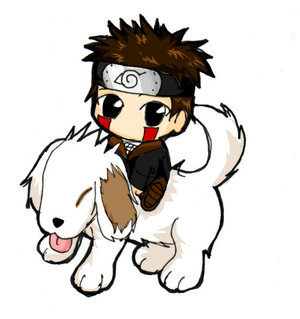 300x319 Kiba Akamaru Cute!! Kiba Lover