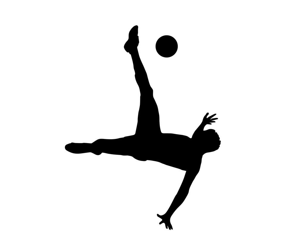 1035x800 Huge Collection Of 'bicycle Kick Silhouette' Download More Than