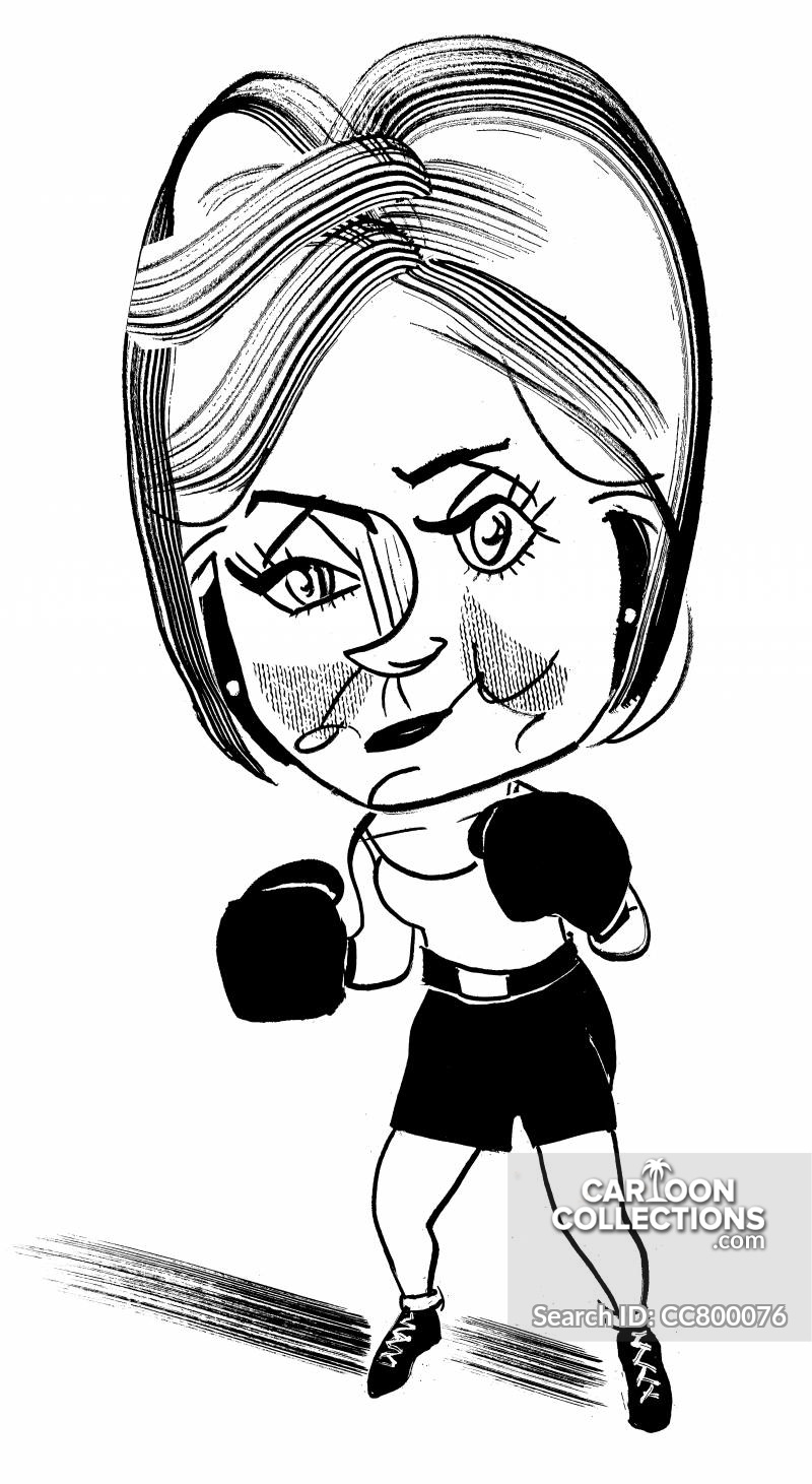 800x1461 Kickboxing Cartoons And Comics
