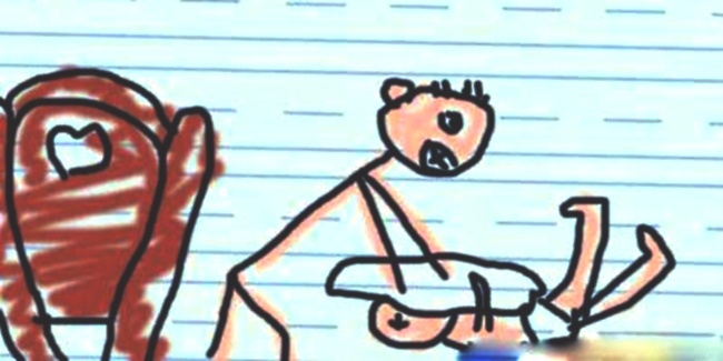 650x325 Can You Guess What The People In These Children's Drawings Are Doing