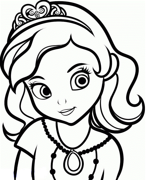 614x742 Play Sofia The First Coloring Games