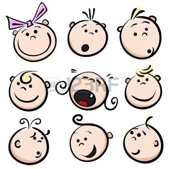 350x350 People Face Cartoon Vector Icon In Grafika