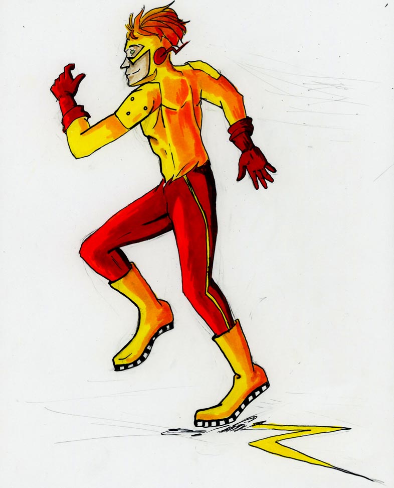 786x972 Kid Flash Keke Illustrations