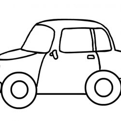 250x250 Car Drawing For Coloring Easy Cartoon Painting Logo Kid