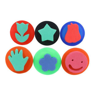 300x300 Flower Stamp Sponge Paint Tools Drawing Kid Painting Art