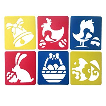 355x355 Kid Drawing Painting Stencil Template Board Set