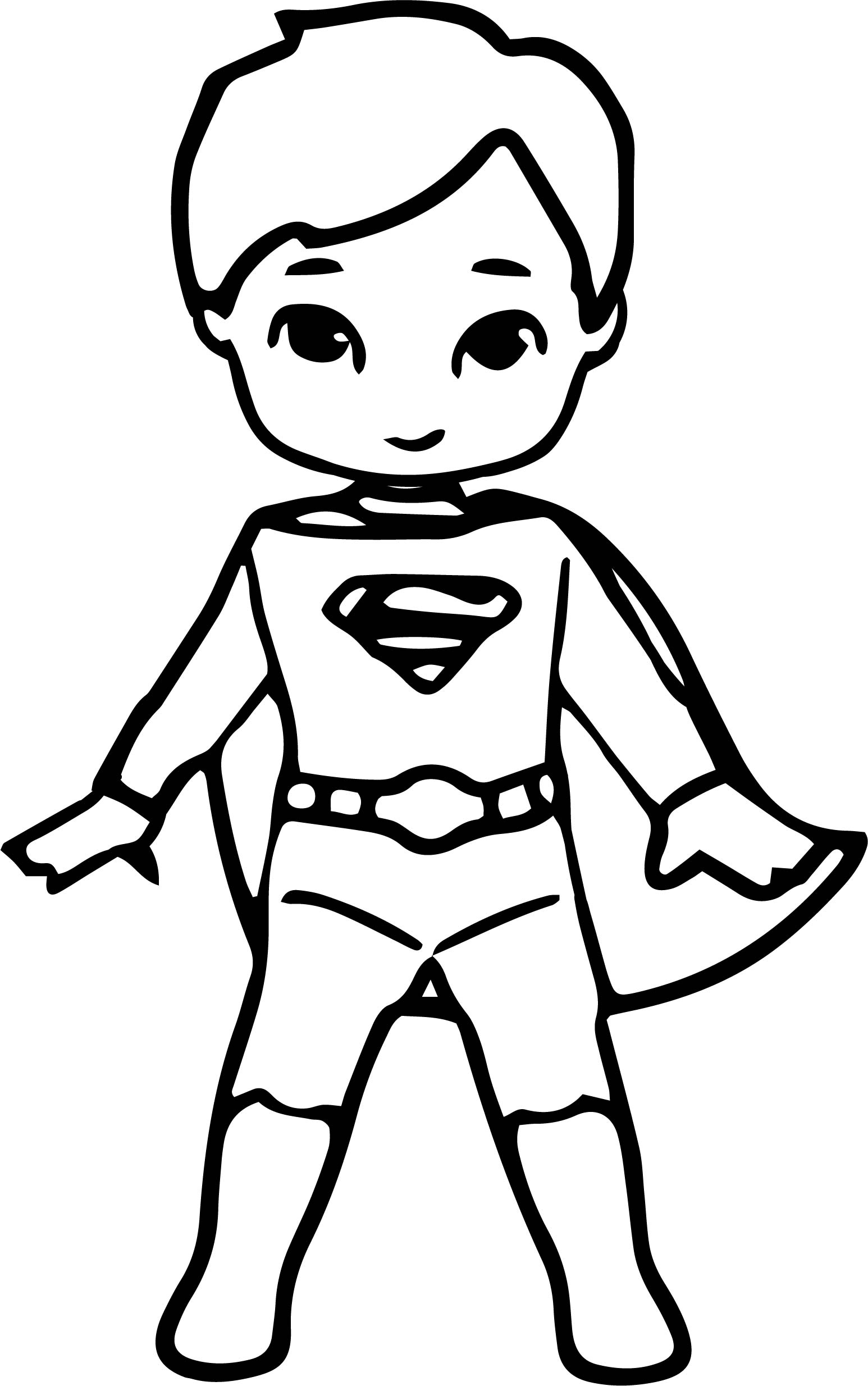 1546x2468 Waiting Cartoon Superhero Superman Kid Coloring