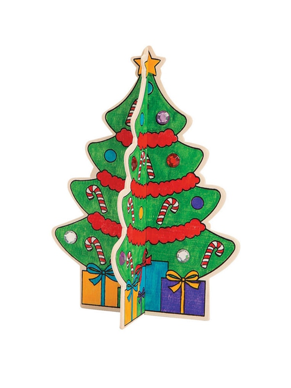 600x800 Buy Pcs Wooden Diy Colored Drawing Christmas Tree Decoration
