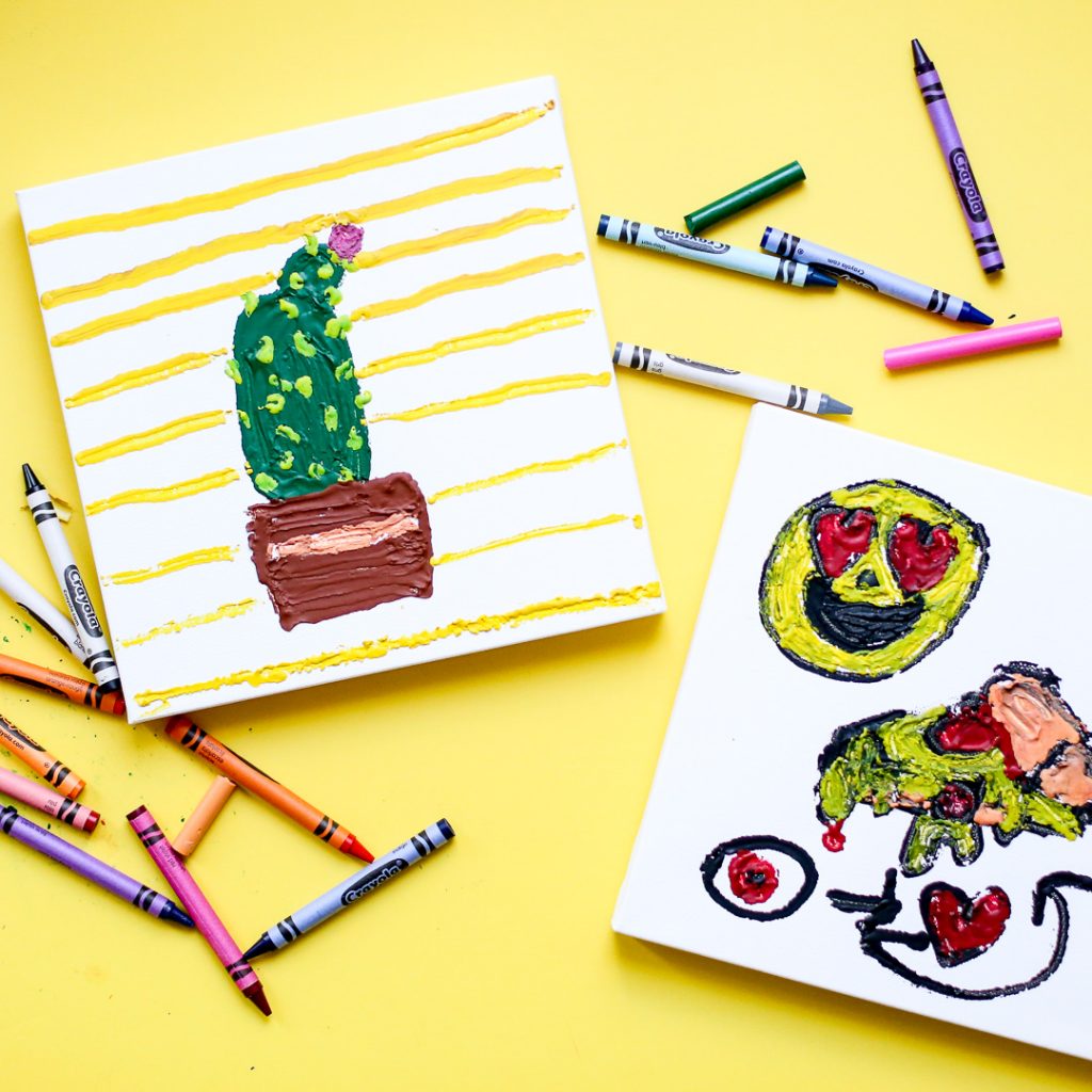 1024x1024 Melted Crayon Kids Craft