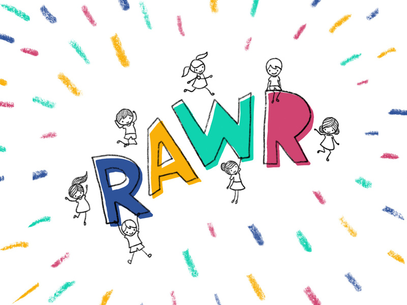 800x600 Kids Go Rawr
