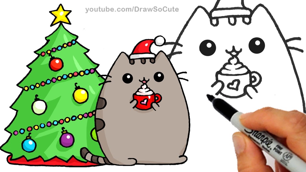 1280x720 Cute And Easy Drawings For Kids Christmas Kids Youtube