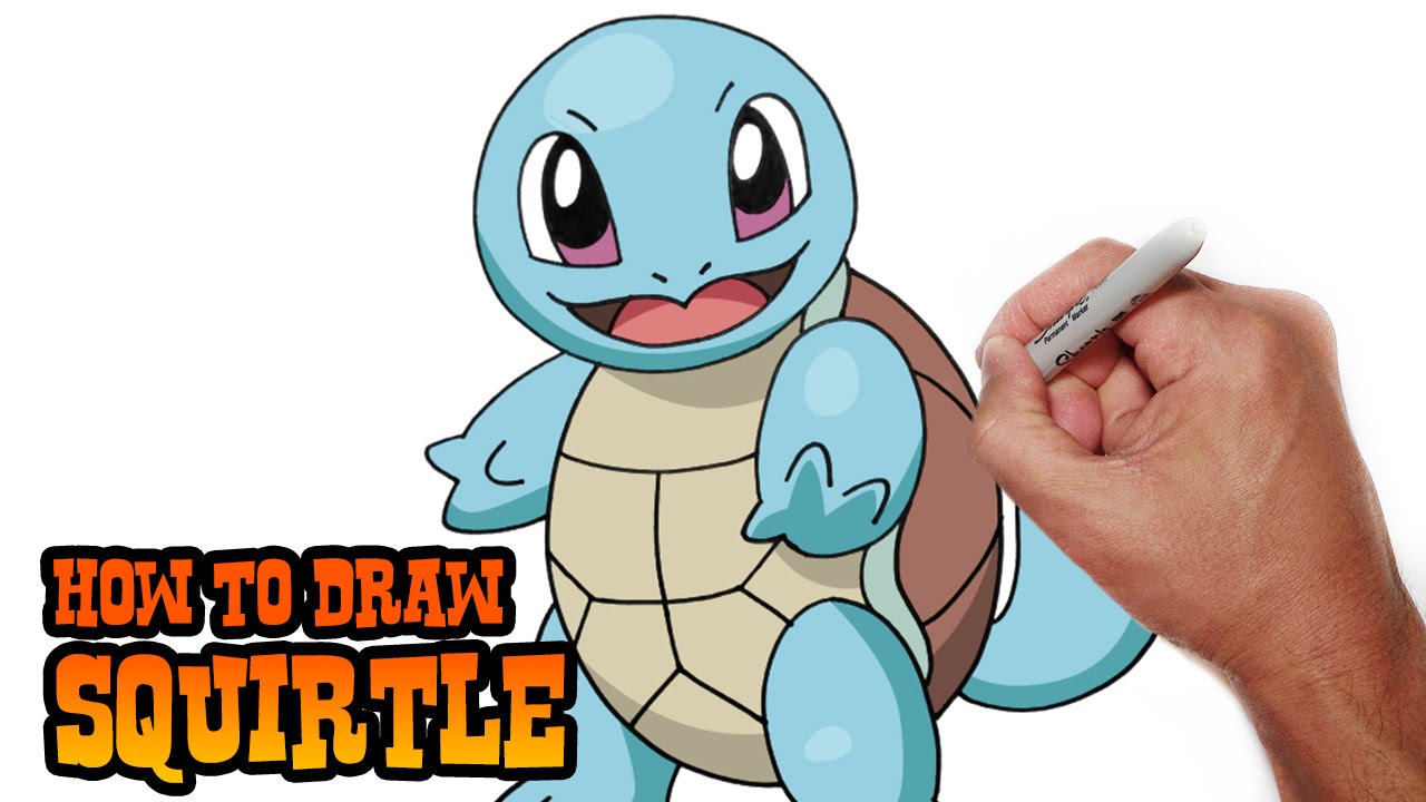 1280x720 How To Draw Squirtle Pokemon