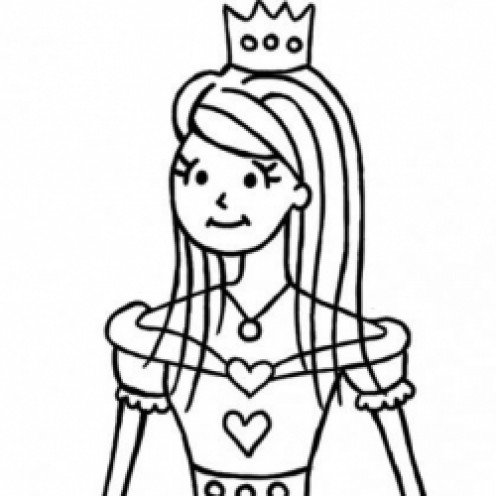 496x496 How To Draw A Princess Step