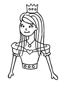 Kids Drawing Princess | Free download on ClipArtMag