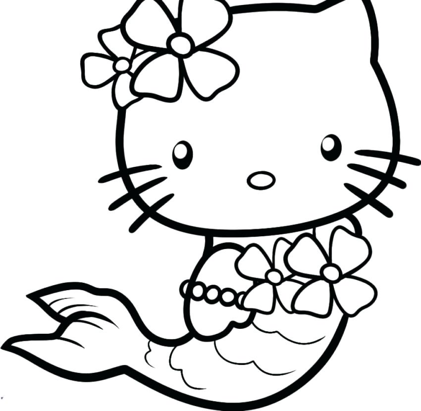 850x830 Kids Colouring Pages Princess Kitty Coloring Pages With Hello