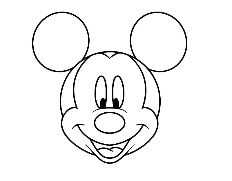 800x625 Minnie Mouse Face Drawing Printable Mouse Coloring Pages For Kids