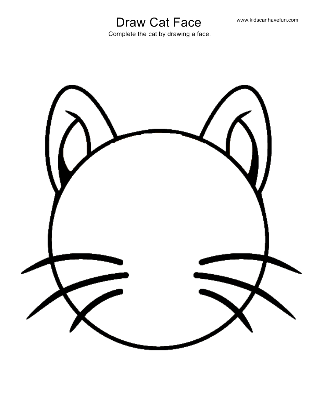 1019x1319 Simple Cat Drawing For Kids And Simple Cat Face Drawing Simple Cat