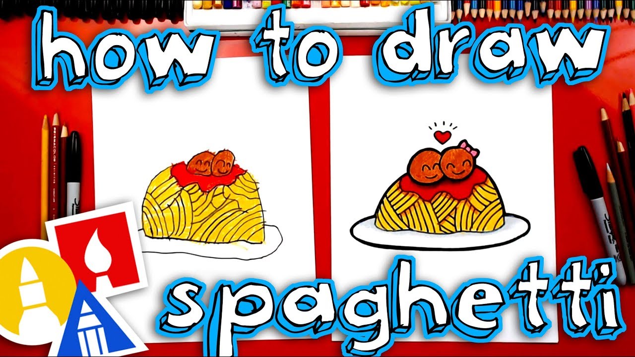 1280x720 How To Draw Funny Spaghetti And Meatballs