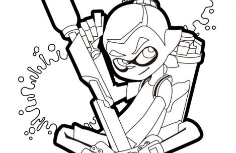 469x304 Splatoon Coloring Pages Splatoon Coloring Pages Art