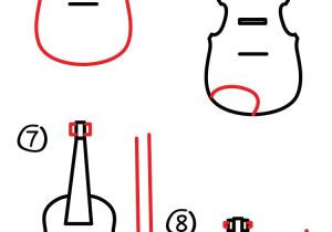 300x210 Drawing Easy Violin Printable Activity For Kids How To Draw