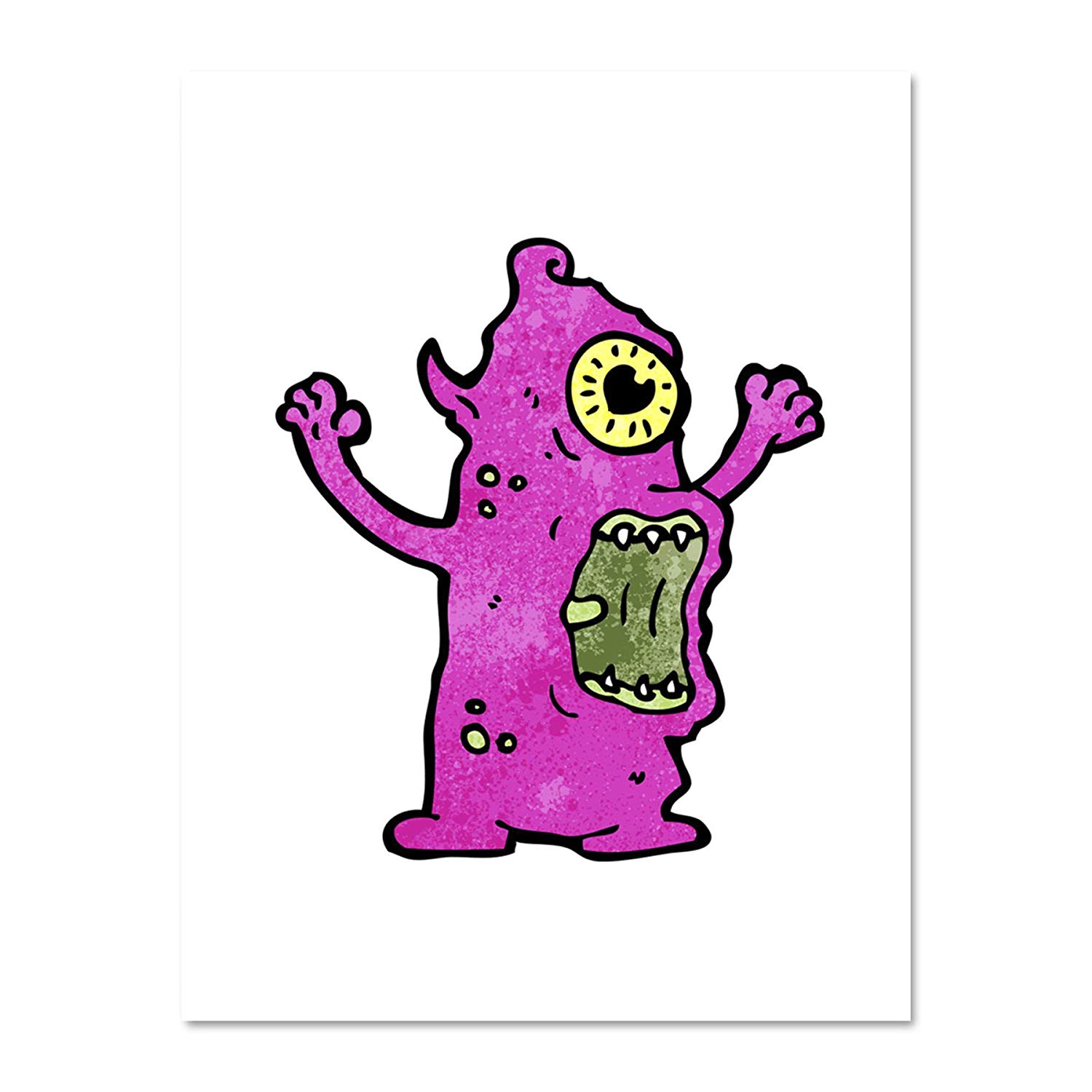 Kids Monster Drawing | Free download on ClipArtMag