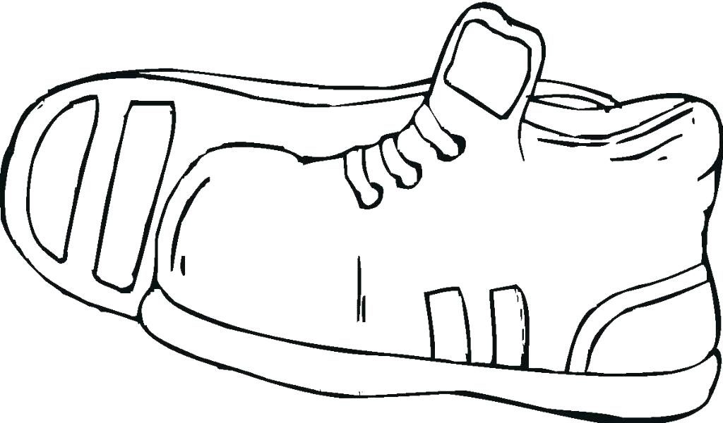 1024x600 Shoes Drawing At Free For Personal Coloring Pages Of Shoes Trendy