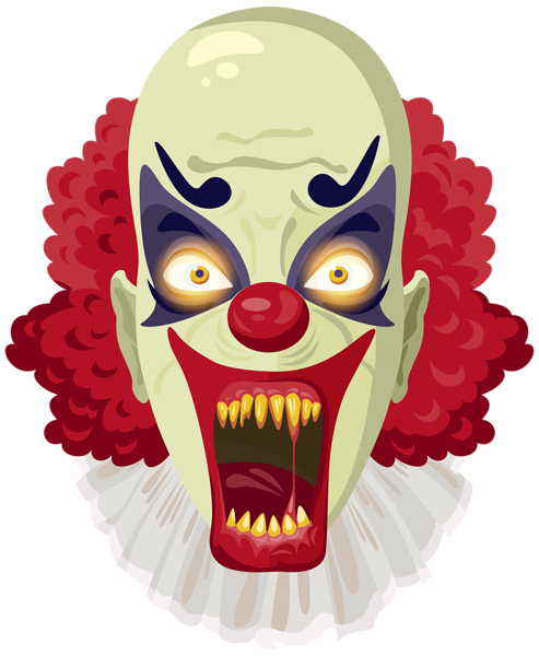 493x600 Tipi Drawing Scary Clown Transparent Png Clipart Free Download