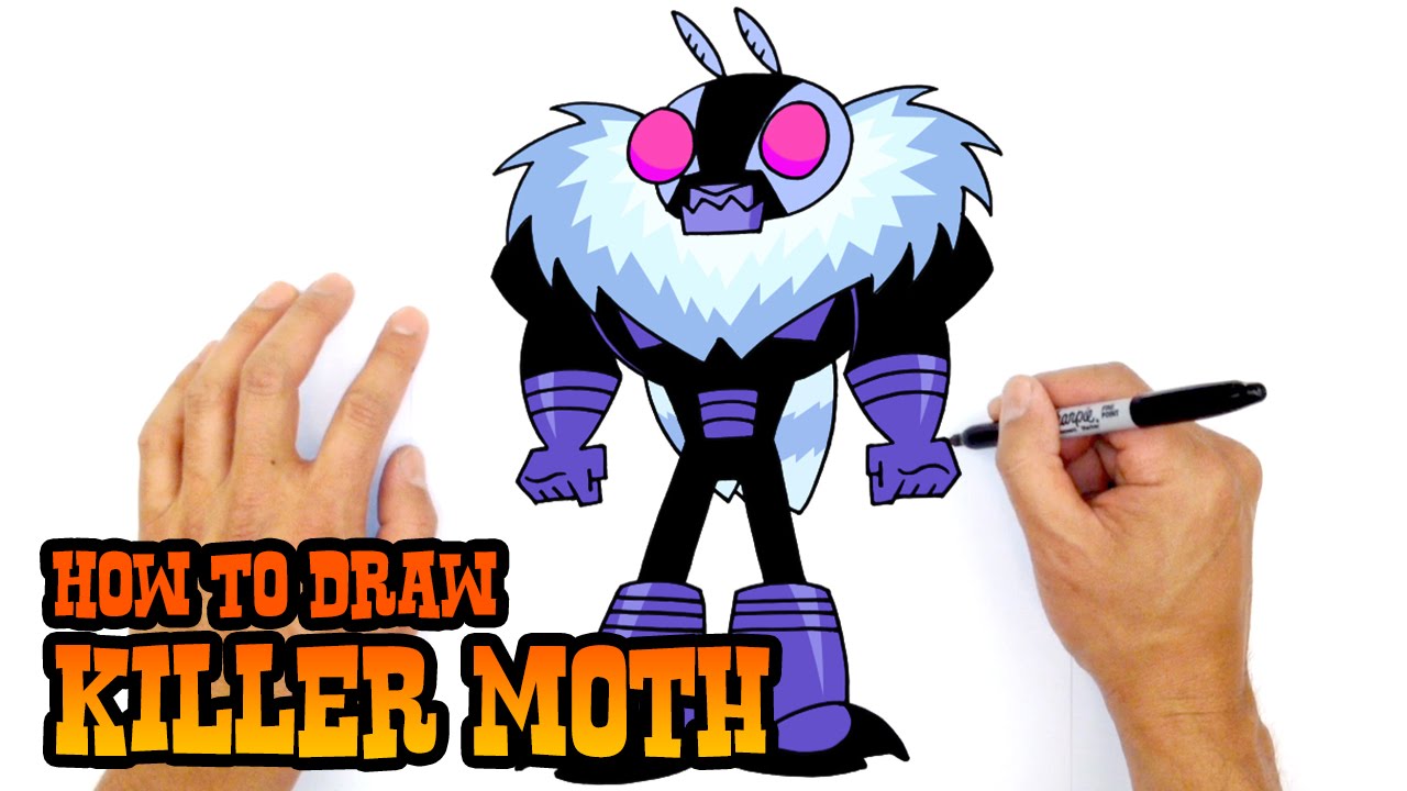 1280x720 How To Draw Killer Moth Teen Titans Go