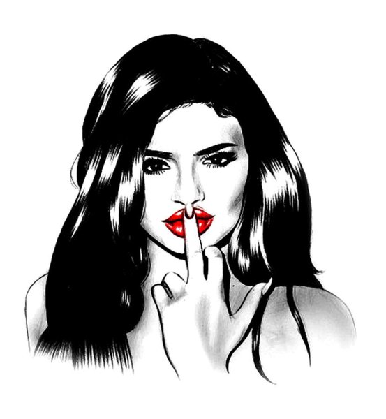 553x600 Kim Kardashian Art