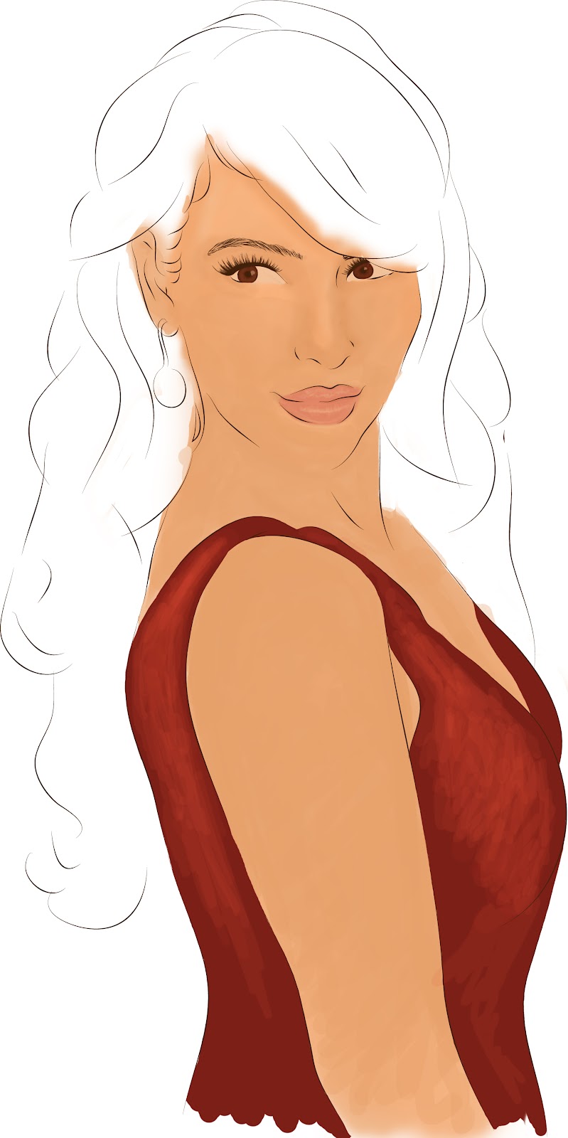 799x1600 Cartoon Pictures Of Kim Kardashian