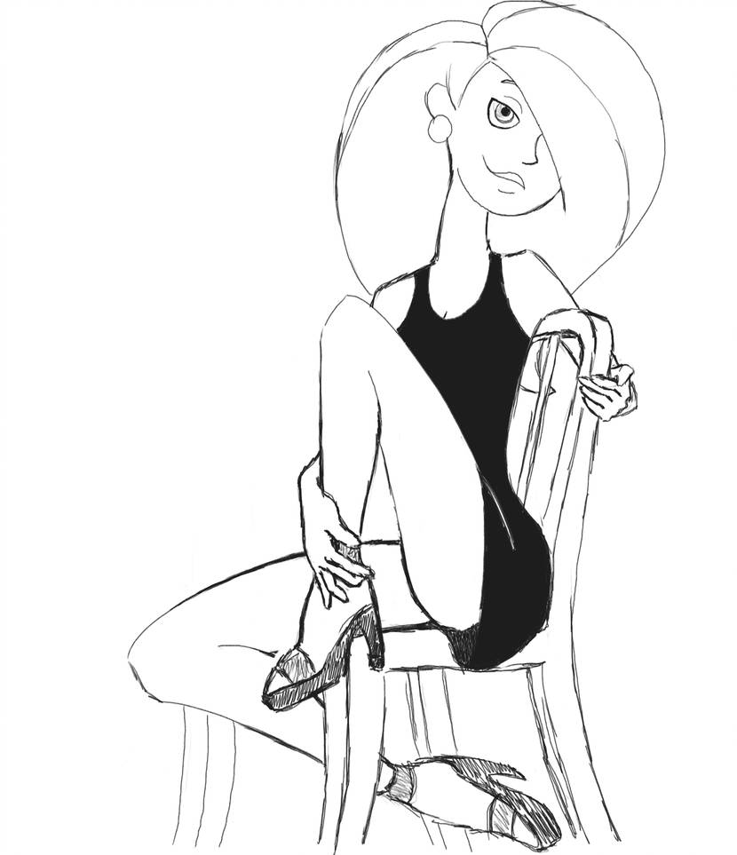 830x963 Kim Possible Lbd Sketch