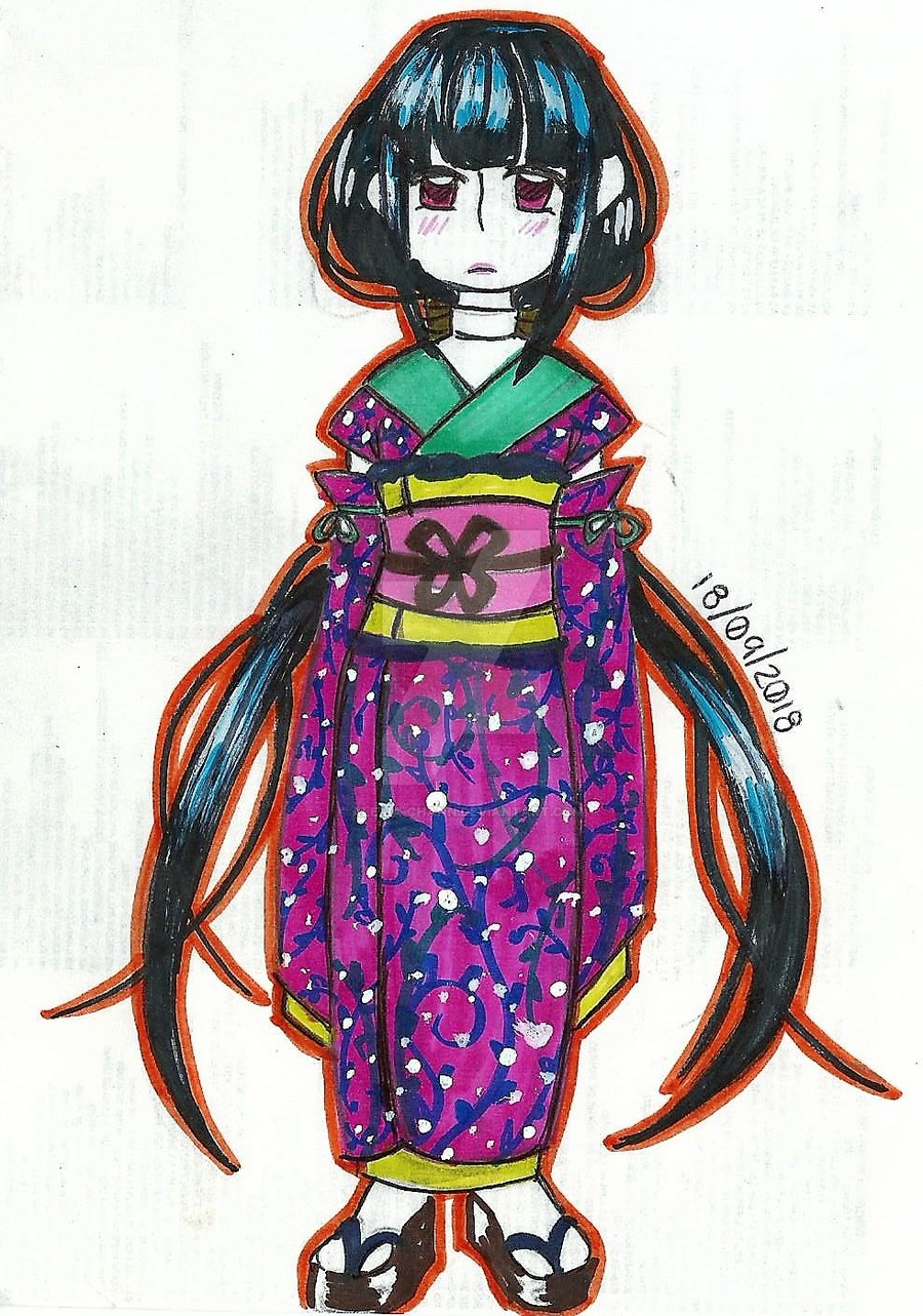 900x1283 Kimono Girl