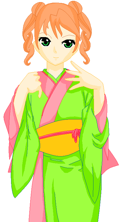 444x742 Kimono Girl New