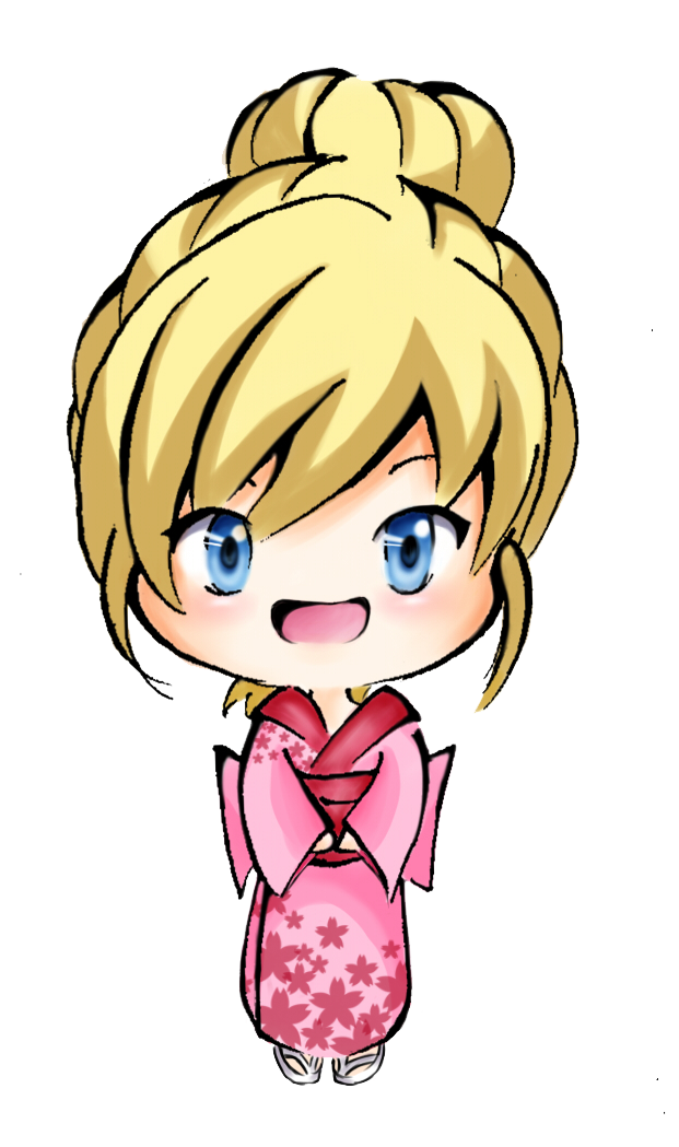 621x1049 Collection Of Free Kimono Drawing Chibi Download On Ui Ex