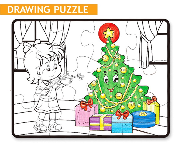 750x610 Intelligent Kindergarten Drawing Jigsaw Puzzles Toy