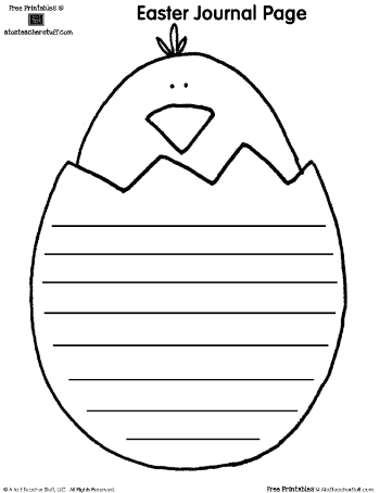 350x454 Free} Easter Writing And Shape Book Pages Hoppin' Down The Bunny