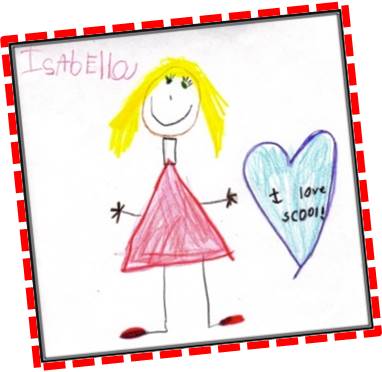 382x372 Kindergarten Writing Can You Read It Yes We Can!