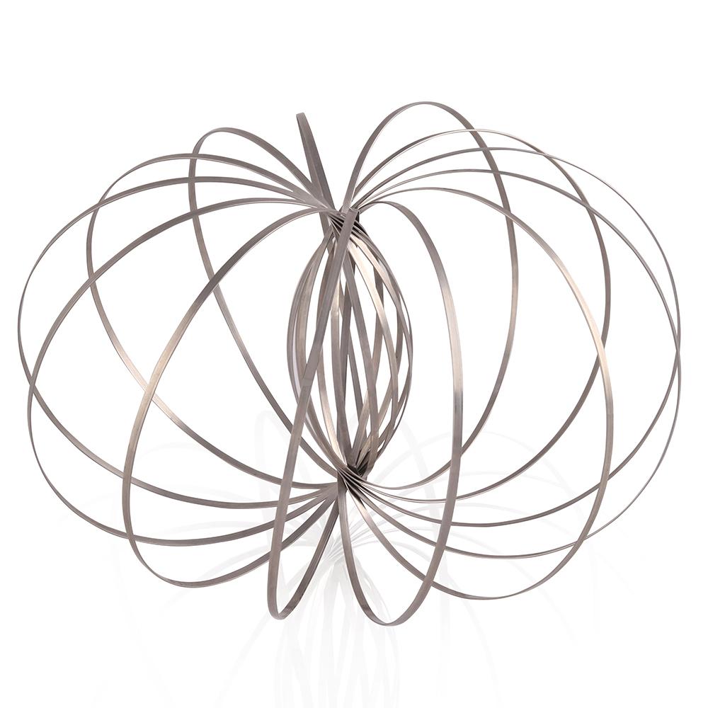 1000x1000 steel flow ring toys kinetic spring magic rings sensory