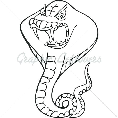 500x500 List Of King Cobra Drawing Coloring Pages Images For Adults