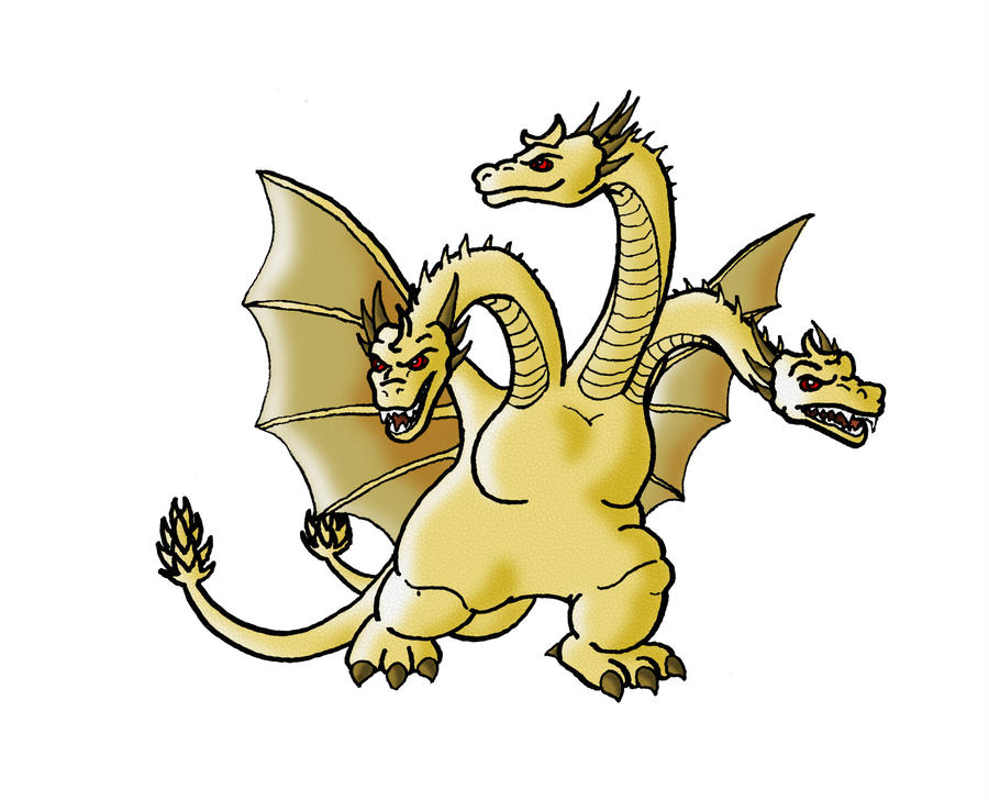 900x728 King Ghidorah