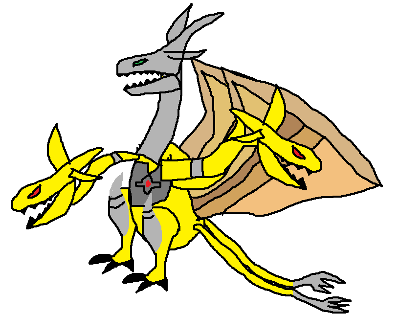 816x644 My Drawing Of Mechakingghidora