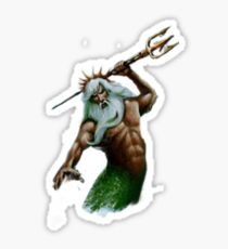 210x230 king neptune drawing stickers redbubble