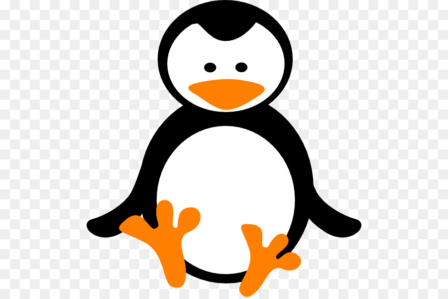 900x600 King Penguin Clipart Draw Cartoon