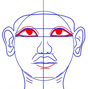 300x302 Drawing Printout How To Draw King Tut