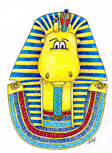 221x300 Tut Drawings Fine Art America