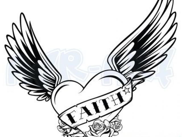 640x480 Kingdom Hearts Clipart Wing Tattoo