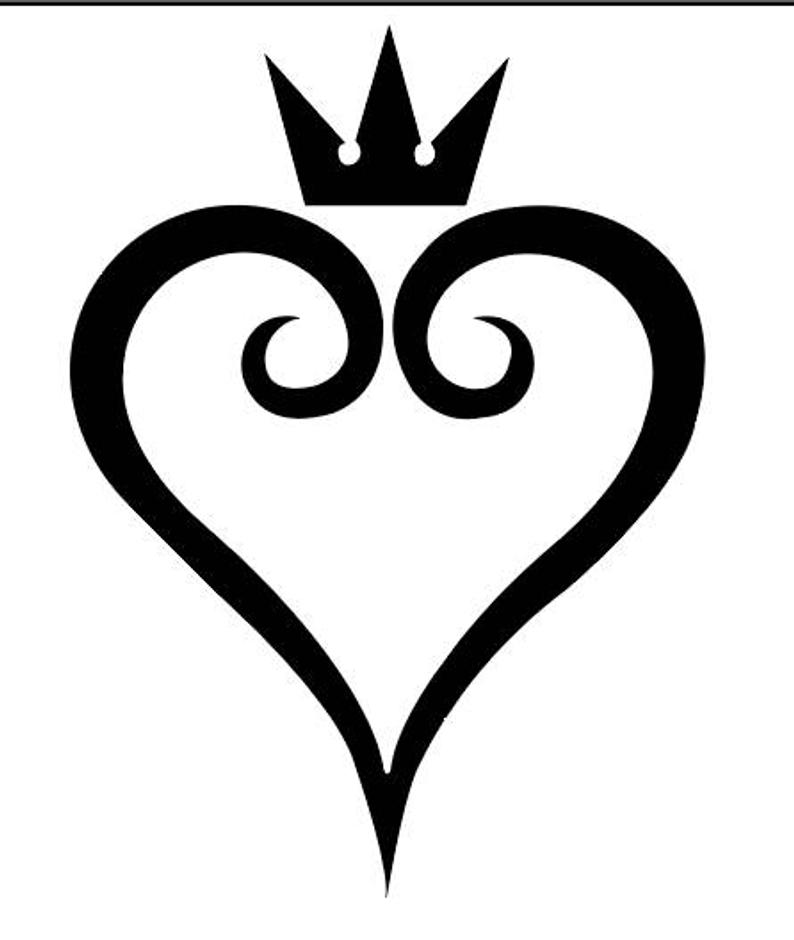 794x940 Kingdom Hearts Vinyl Sticker Etsy