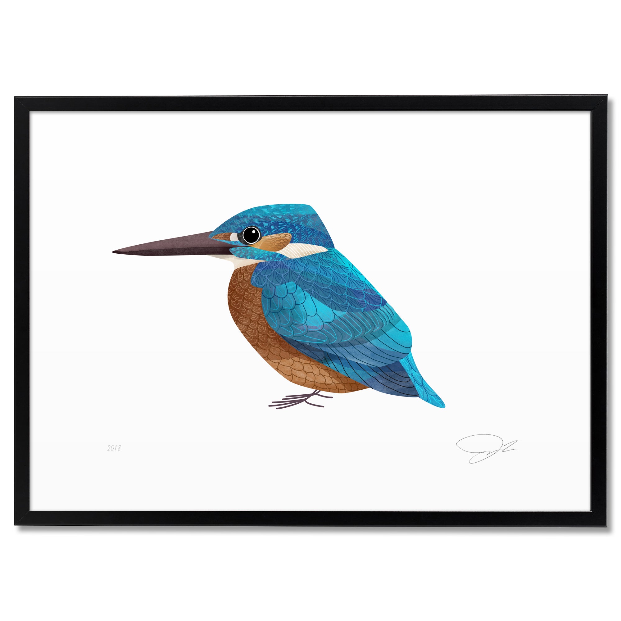 2000x2000 Print Kingfisher Love Objects