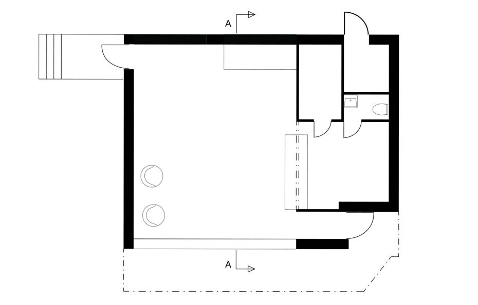 930x595 Sigurd Lewerentz Blomsterkiosk Planritning